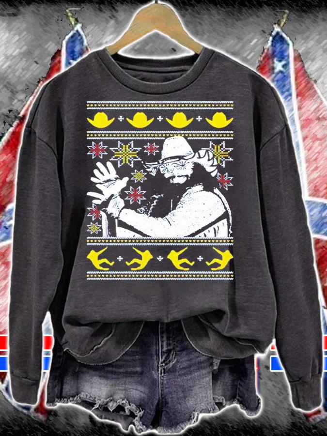 Macho Man Tacky Christmas Shirt sweatshirt