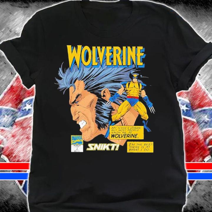 Marvel Comics Wolverine Classic Logan Retro Shirt shirt