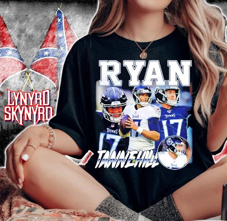 NFL Tennessee Titans Ryan Tannehill Autographed Shirt