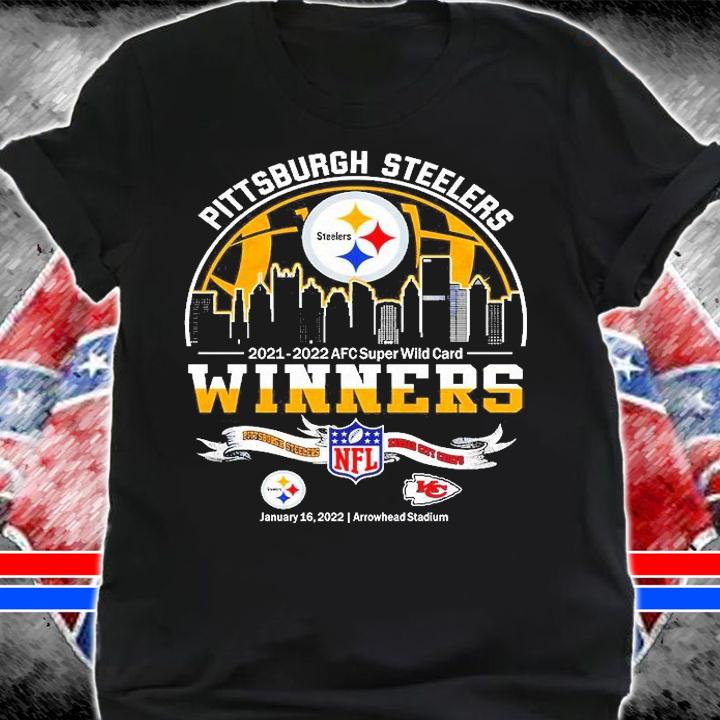Pittsburgh Steelers 2021 2022 AFC Super Wild Card winners Pittsburgh Steelers vs Kansas City Chiefs shirt shirt