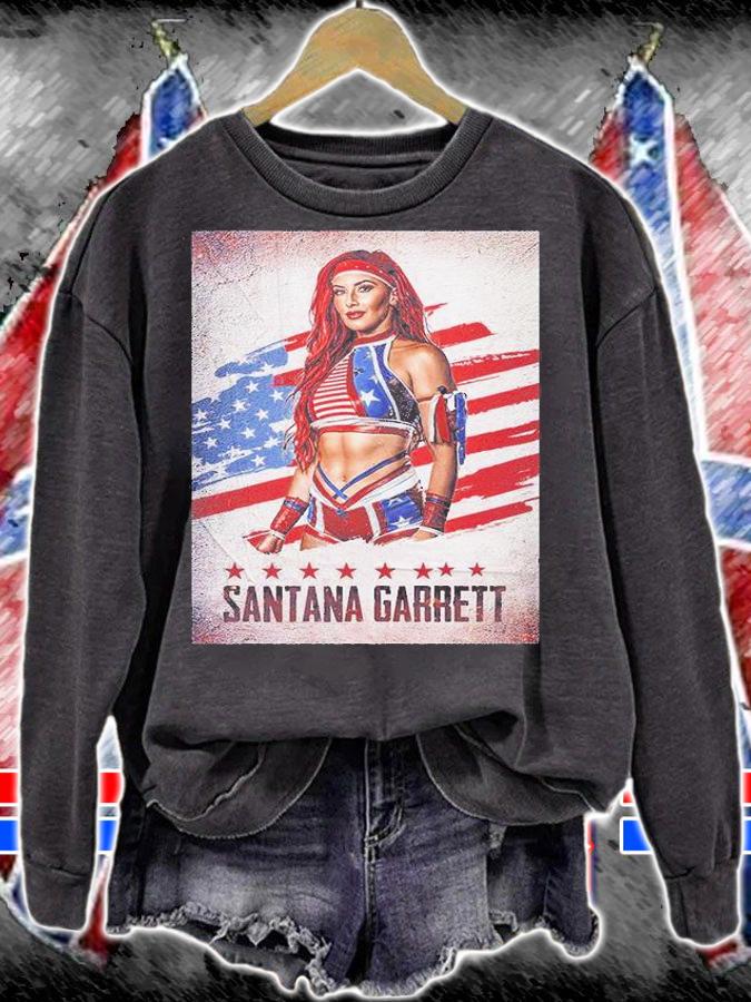 Santana Garrett America Flag T-Shirt