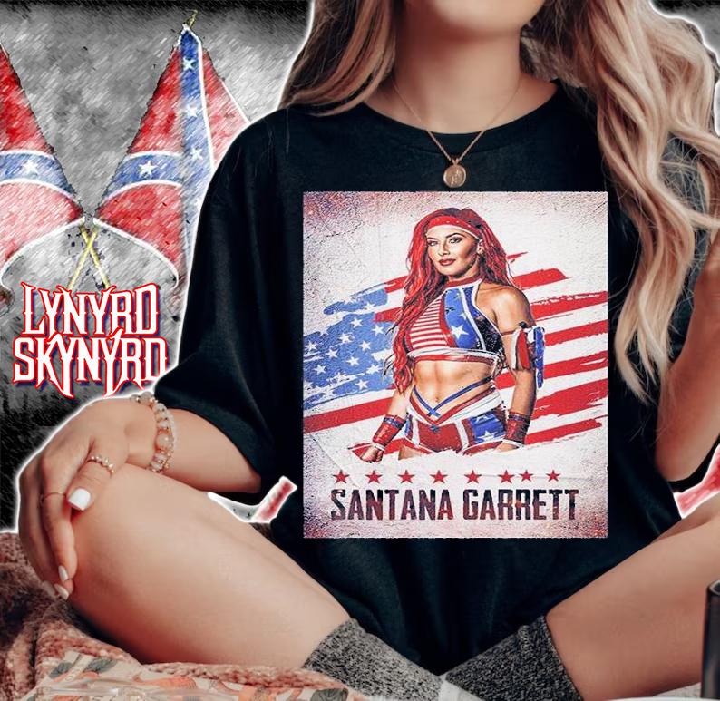 Santana Garrett America Flag T-Shirt