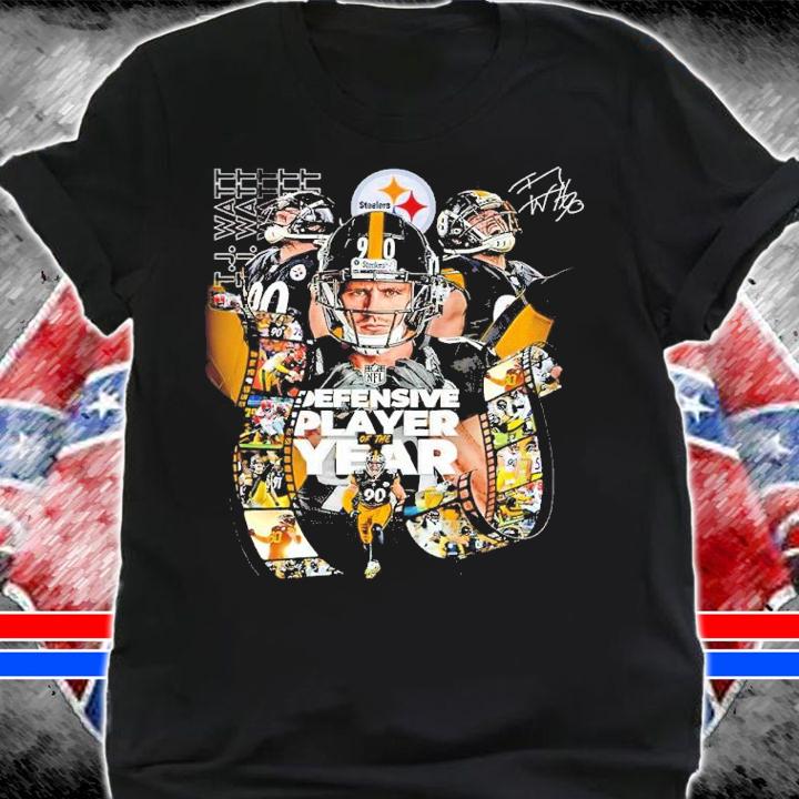 T.J. Watt Pittsburgh Steelers Defensive Player Years Signatures Shirt shirt
