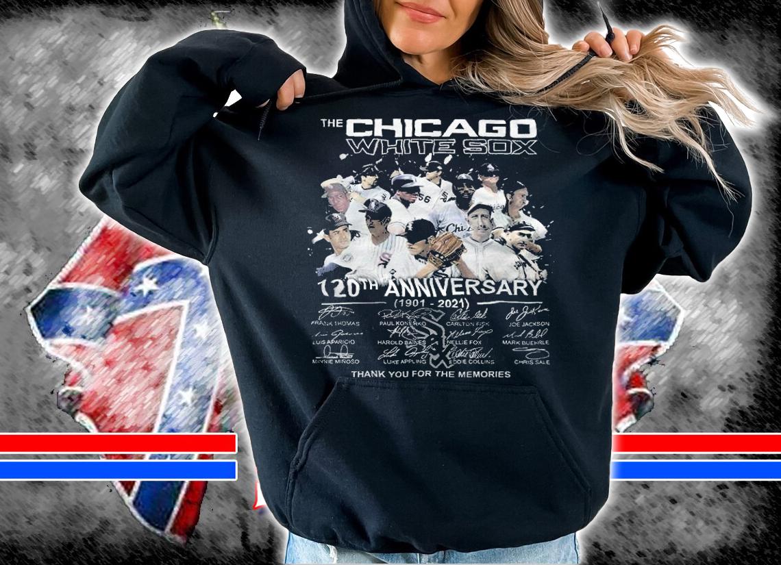 The Chicago White Sox 120th Anniversary 1901-2021 Signatures Shirt