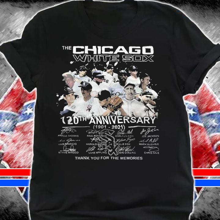 The Chicago White Sox 120th Anniversary 1901-2021 Signatures Shirt