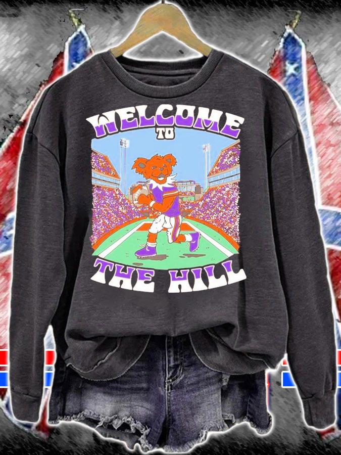 Welcome to the Hill Pocket shirt sweatshirt
