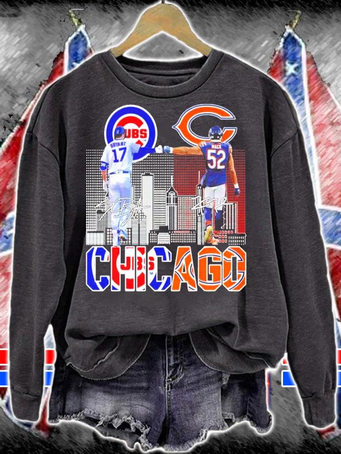 Chicago Kris Bryant vs Khalil Mack signature shirt sweatshirt