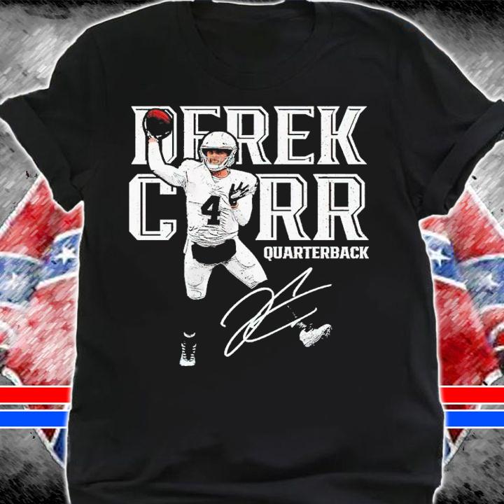 Derek Carr Emboss Las Vegas Football Shirt shirt