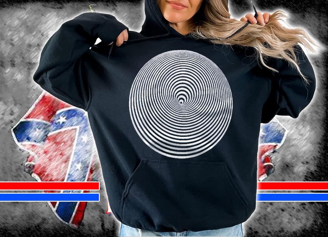 Enter The Vortex! Graphic Illusion Shirt hoodie