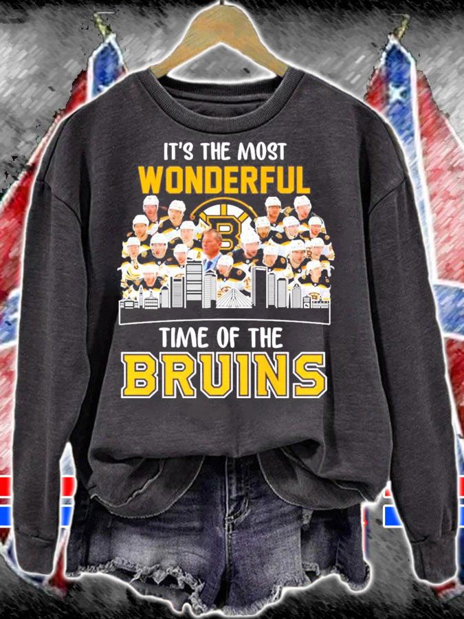It's the most wonderful time of the Boston Bruins all team shirt sweatshirt