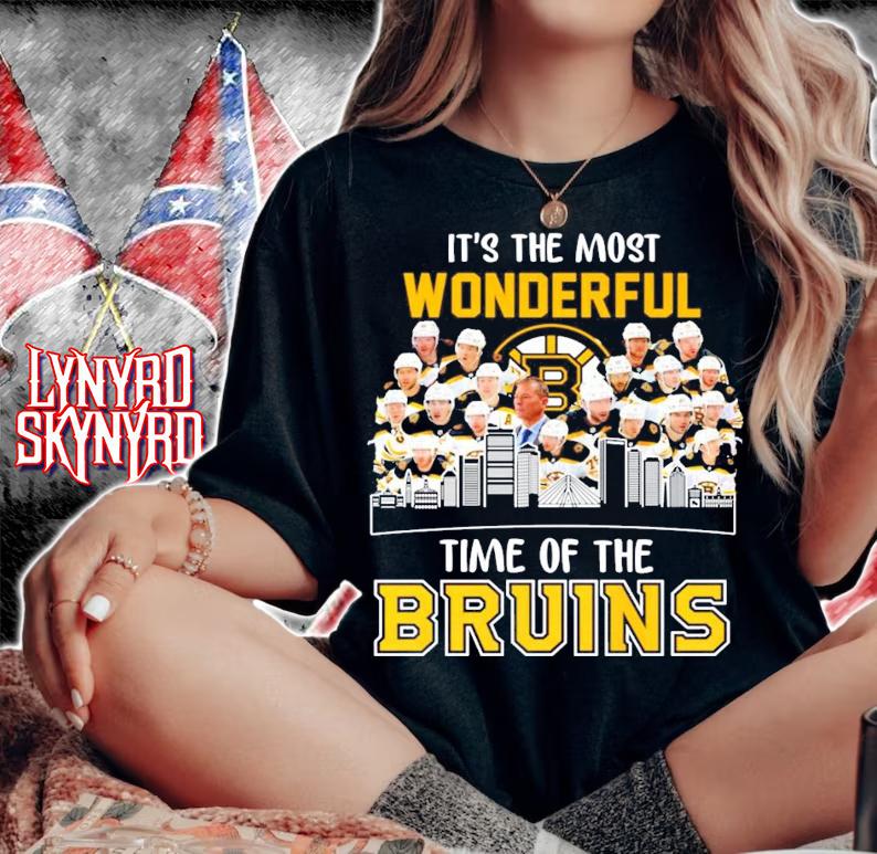 It's the most wonderful time of the Boston Bruins all team shirt woman shirt