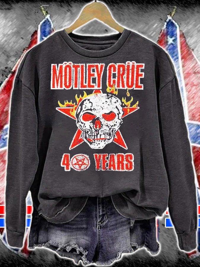 Motley Crue 40 years T-shirt sweatshirt