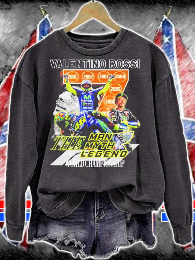 Valentino Rossi the man myth legend world champion signature shirt