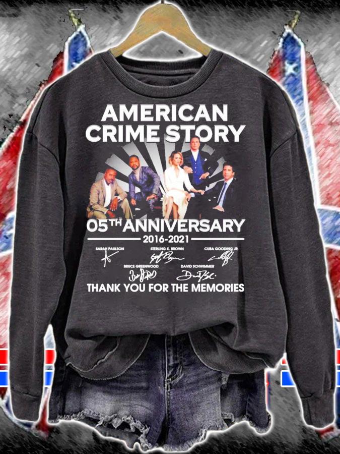 American Crime Story 05th anniversary 2016-2021 signatures shirt