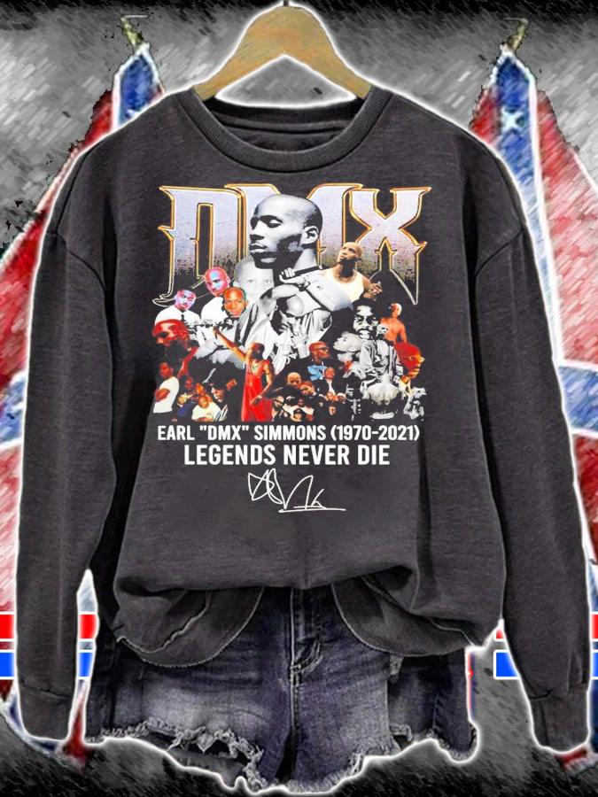 DMX earl simmons 1970-2021 legends never die signature shirt