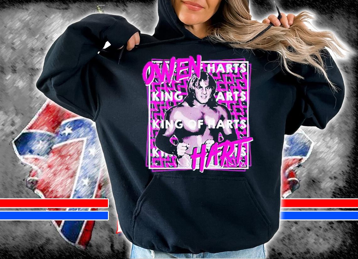 Owen Hart King of Harts T-shirts, hoodie and sweatshirt hoodie
