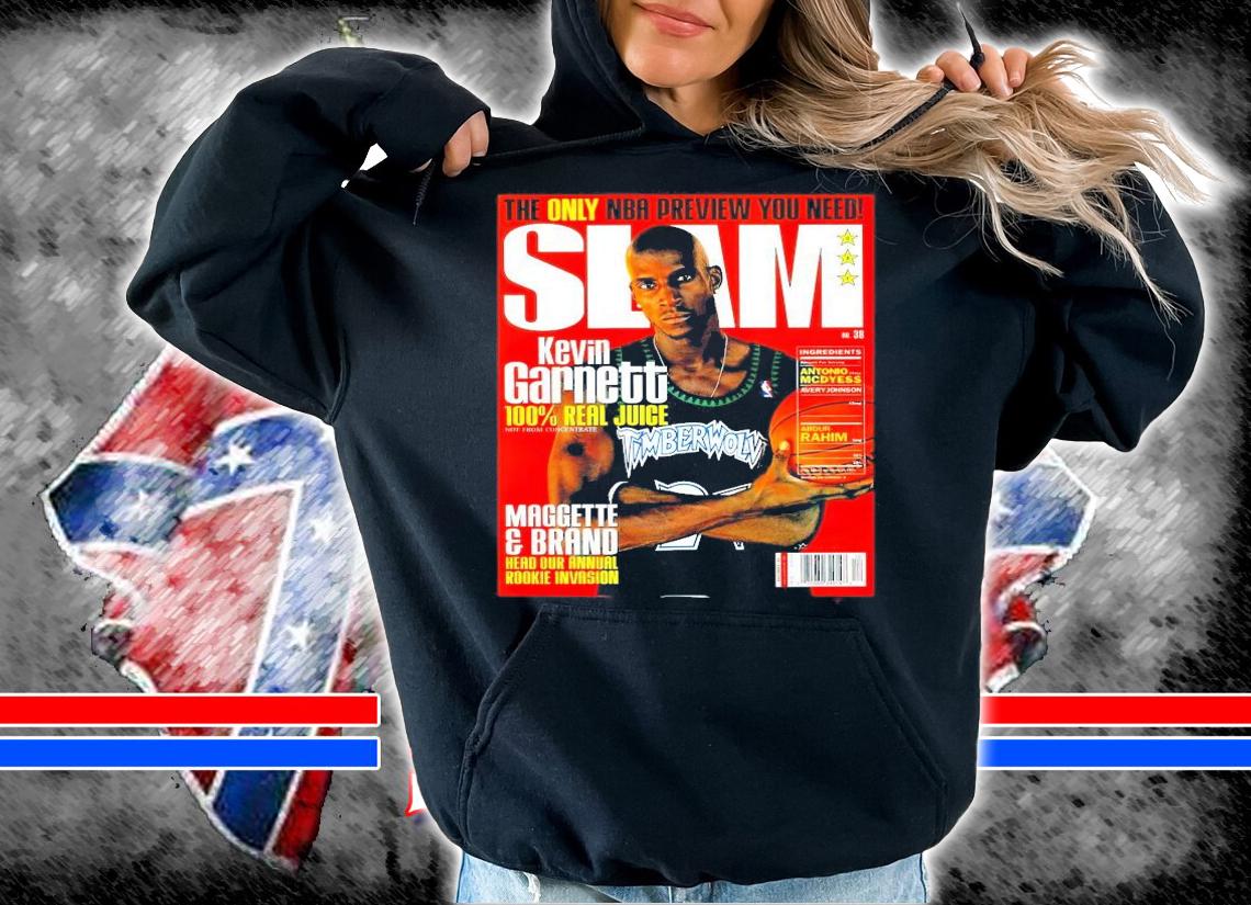 Slam Kevin Garnett basketball playoffs SLAM Kevin Garnett the only NBA preview you need basketball shirt hoodie