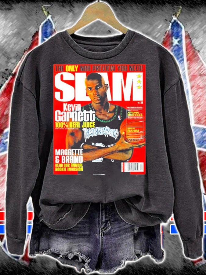 Slam Kevin Garnett basketball playoffs SLAM Kevin Garnett the only NBA preview you need basketball shirt sweatshirt