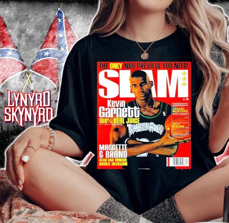 Slam Kevin Garnett basketball playoffs SLAM Kevin Garnett the only NBA preview you need basketball shirt woman shirt