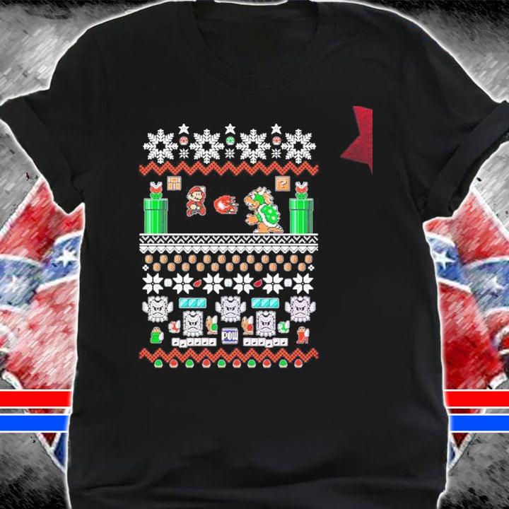 Super Mario Bros ugly Christmas shirt, sweater