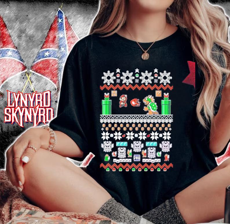 Super Mario Bros ugly Christmas shirt, sweater