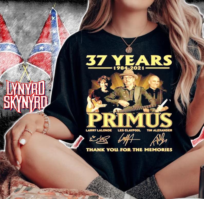 37 years 1984-2021 Primus signature thank you for the memories shirt woman shirt