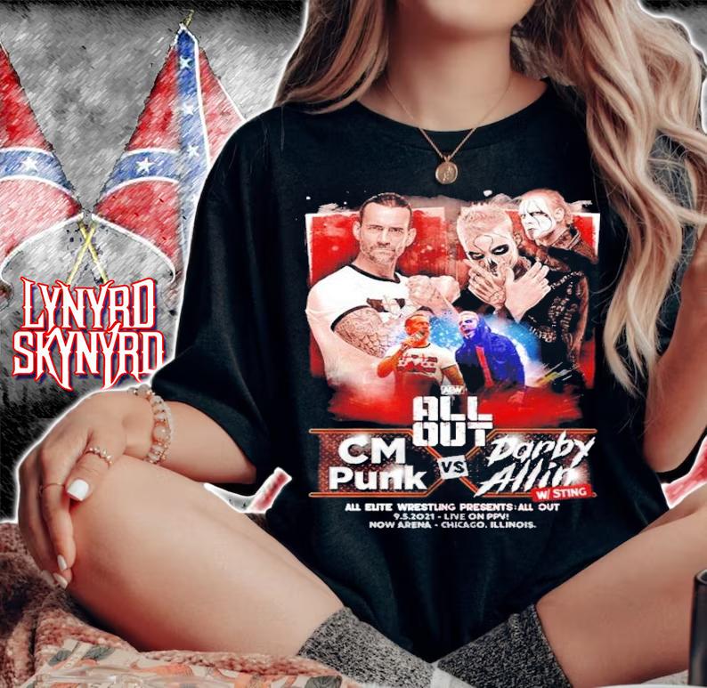 All Out 2021 Matchup CM Punk vs Darby Allin shirt woman shirt