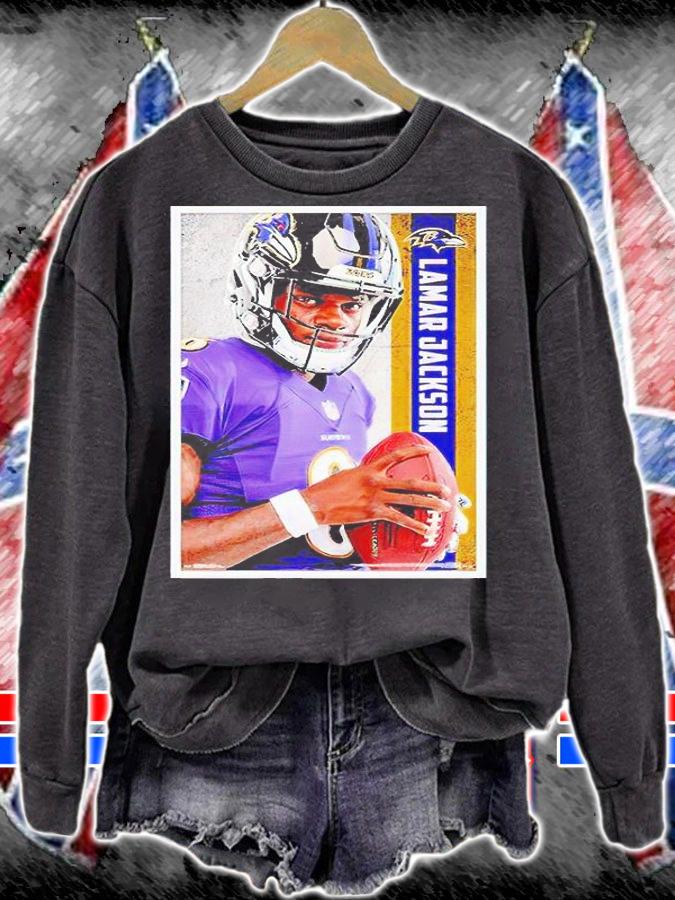 Lamar Jackson Baltimore Ravens T-shirt sweatshirt