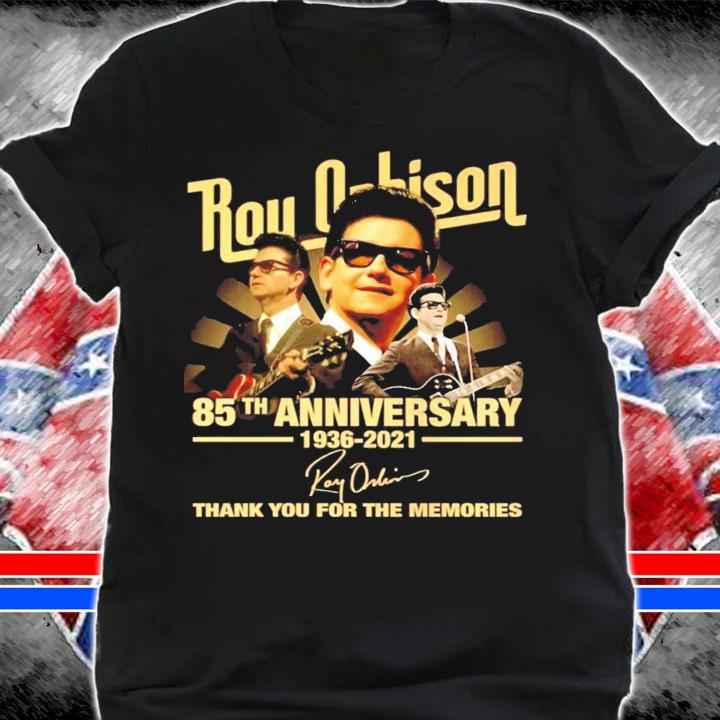 Roy Orbison 85th anniversary 1936-2021 signature shirt