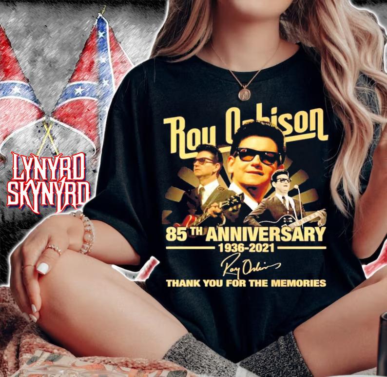 Roy Orbison 85th anniversary 1936-2021 signature shirt