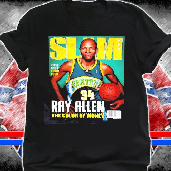 SLAM Ray Allen the color of money t-shirt