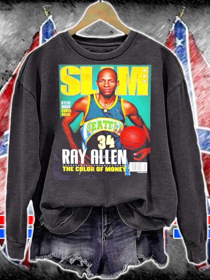 SLAM Ray Allen the color of money t-shirt