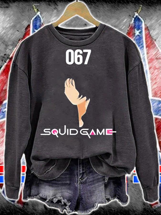 067 Squid Game face shirt sweatshirt