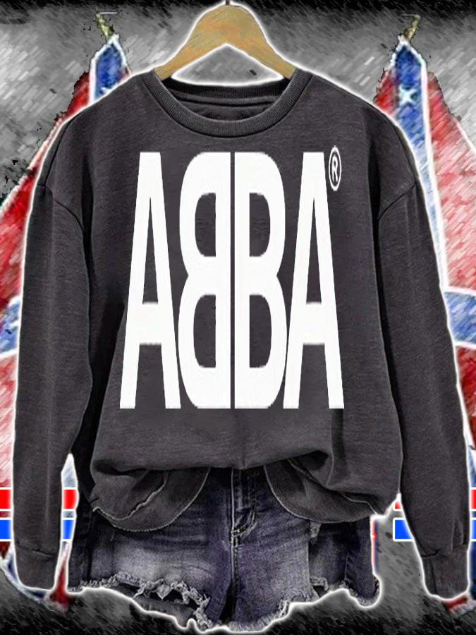Abba band logo t-shirt sweatshirt