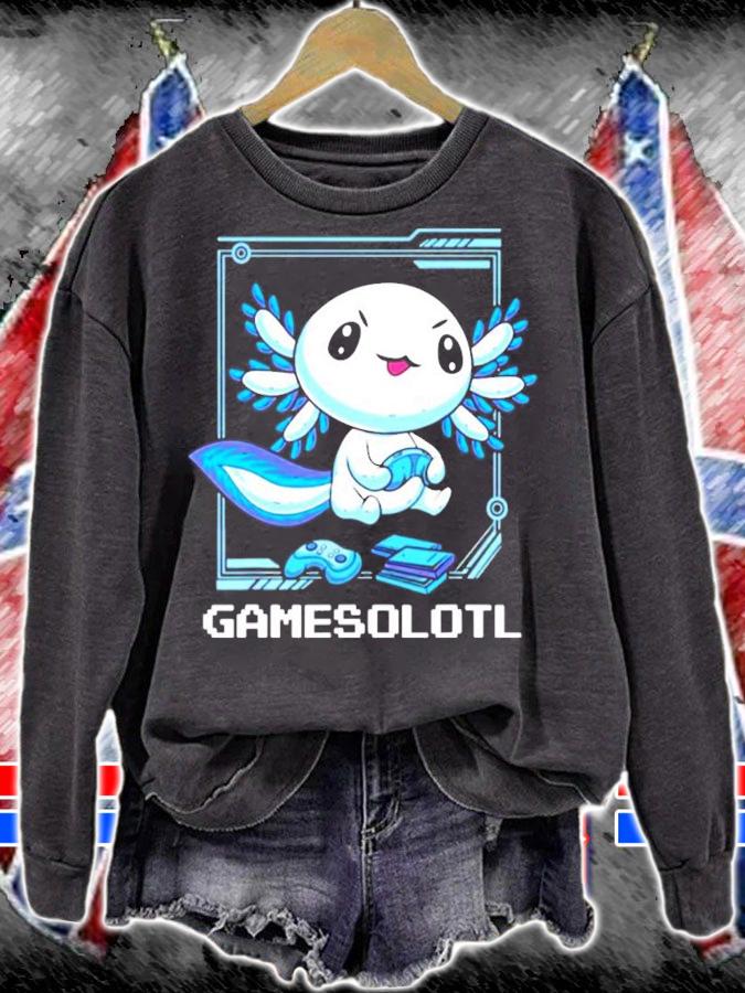 Axolotl gamesolotl shirt sweatshirt