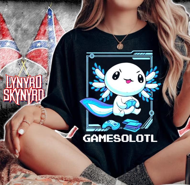 Axolotl gamesolotl shirt woman shirt