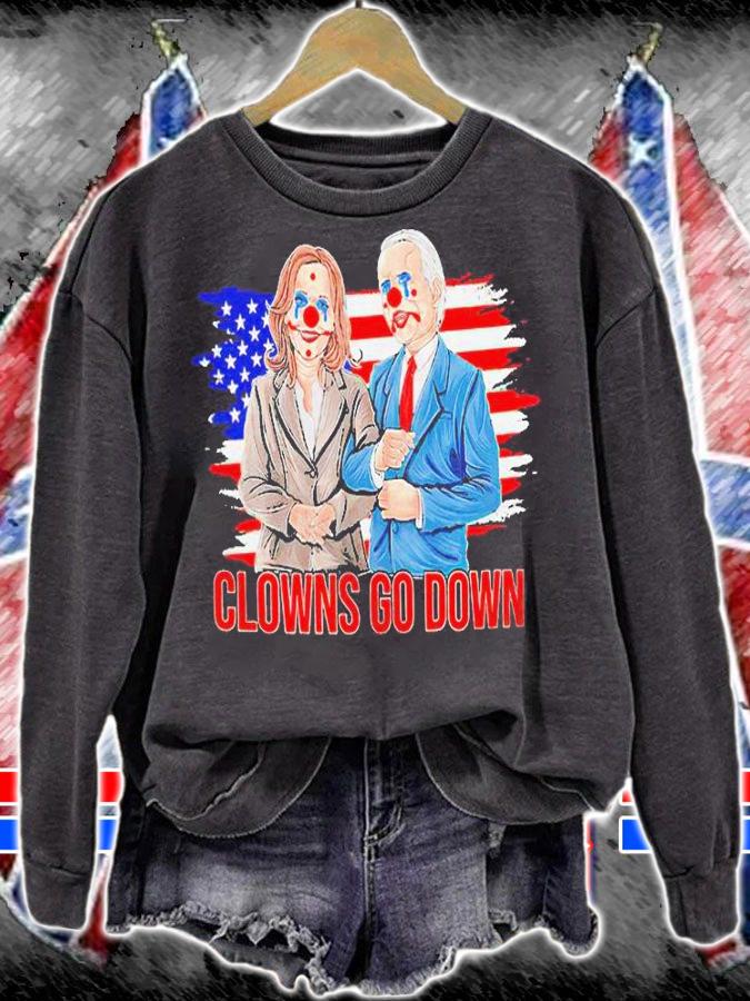 Biden Harris CLowns go down T-shirt