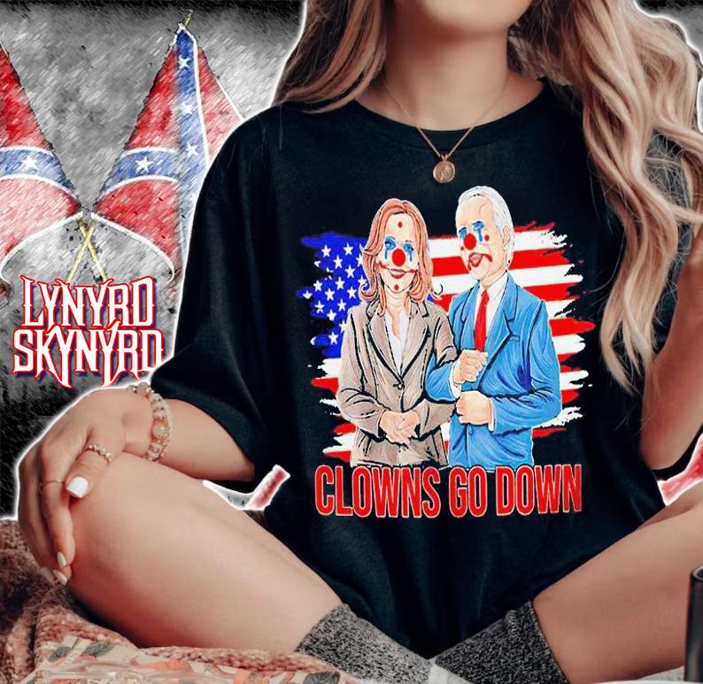Biden Harris CLowns go down T-shirt