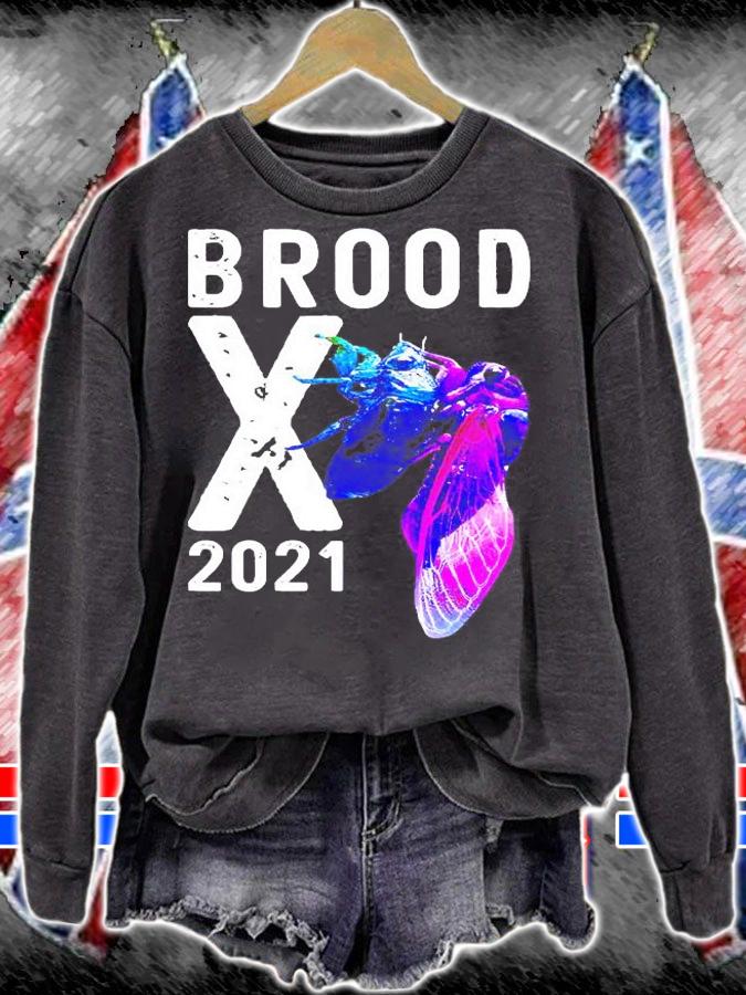 Cicada 2021 brood X shirt sweatshirt