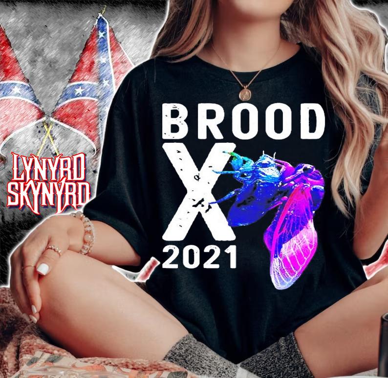Cicada 2021 brood X shirt woman shirt