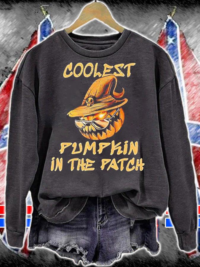 Coolest Pumpkin in the patch Halloween T-shirt sweatshirt
