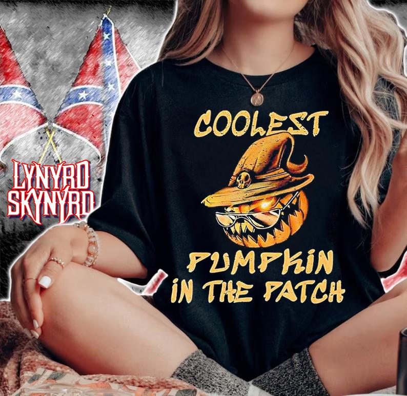 Coolest Pumpkin in the patch Halloween T-shirt woman shirt