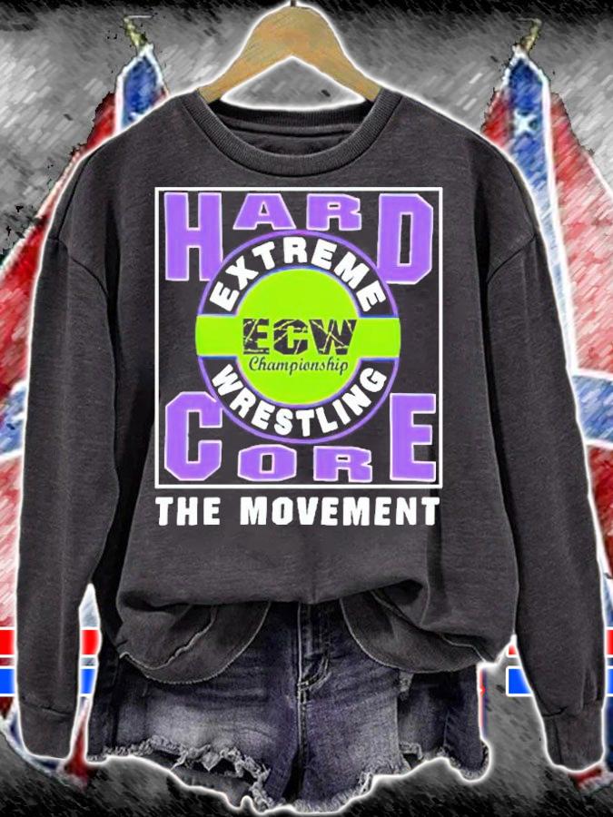 ECW Extreme Wrestling Hardcore The Movement shirt sweatshirt