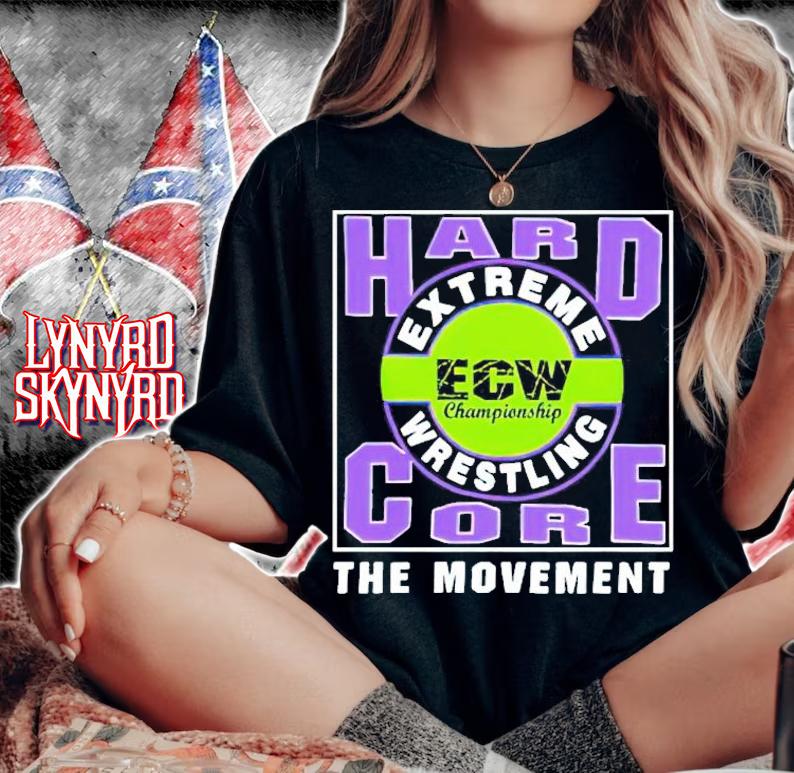 ECW Extreme Wrestling Hardcore The Movement shirt woman shirt