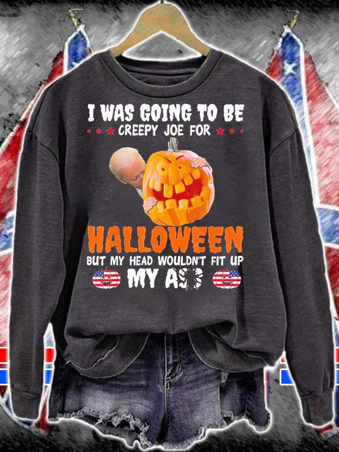 Funny Joe Biden I Was Going To Be Creepy Joe For Halloween T-Shirt