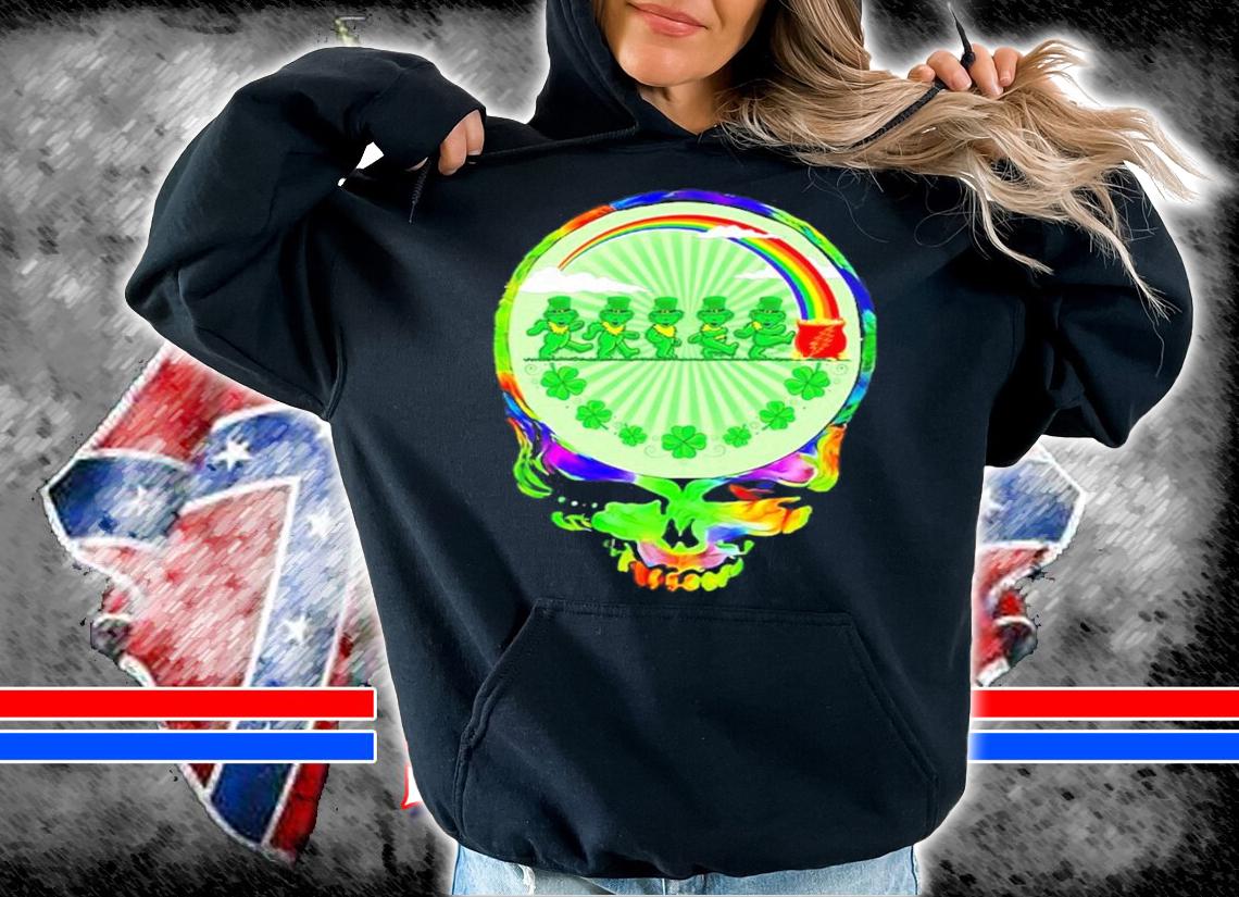 Grateful Dead Dreadful Dead Dancing Bear St.Patrick's Day shirt hoodie