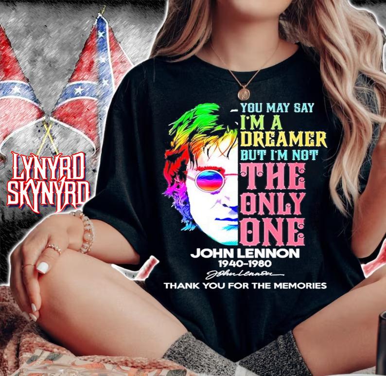 Harry Potter you may say I'm a dreamer but I'm not the only one John Lennon 1940-1980 shirt woman shirt