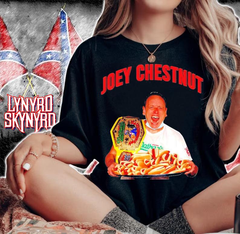 Joey Chestnut hot dog shirt woman shirt