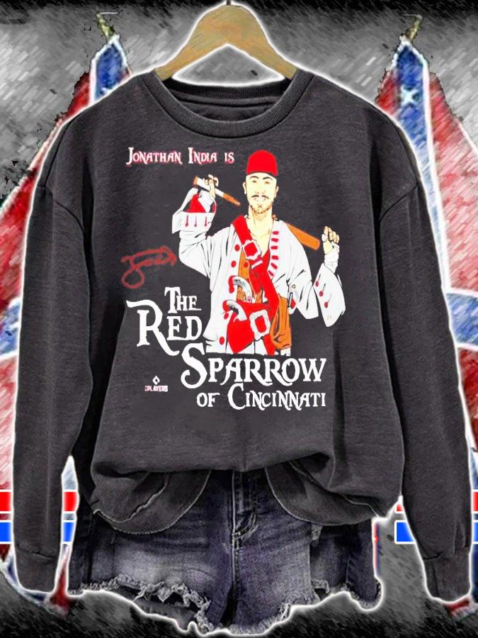 Jonathan India is The Red Sparrow of Cincinnati shirt