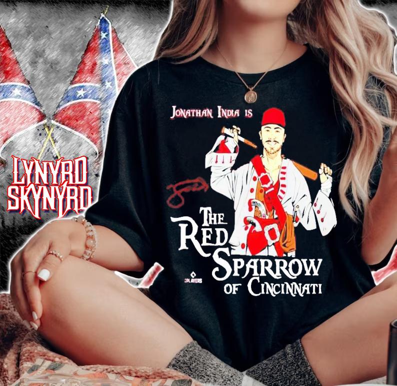Jonathan India is The Red Sparrow of Cincinnati shirt